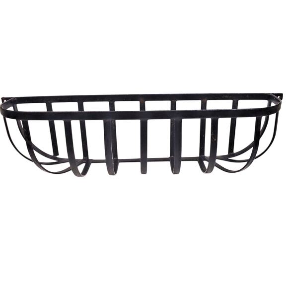 Unbranded Other - VTG Large Wrought Iron Railing Planter Window Box Horse Trough Planter Garden 24